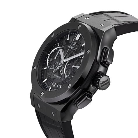 hublot matte black watch|Hublot aerofusion black magic.